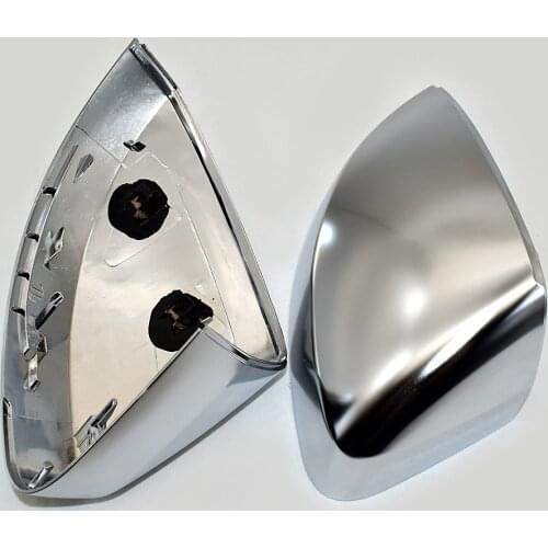 1 Pair Silver Chrome Car Rearview Mirror Cover Cap Replacement Accessories For Audi A3/S3/RS3 8V 2013 2014 2015 2016 2017 2018