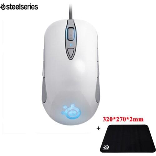 100% original SENSEI RAW Frostblue Gaming mouse, Steelseries Engine Steelseries Frost Blue Steelseries SENSEI RAW + Mouse Pad