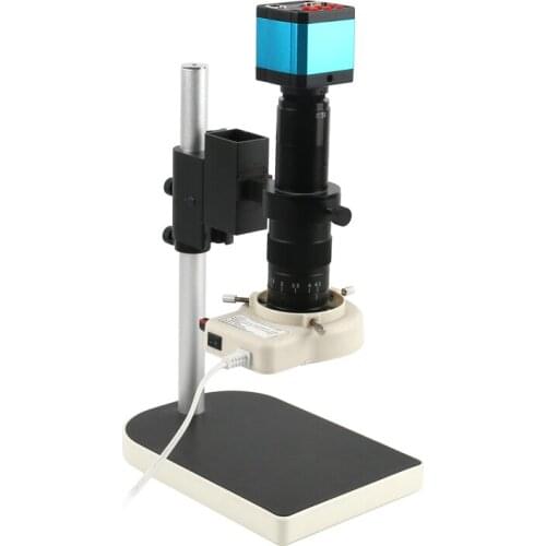 18MP 1080p HDMI USB Industrial Electronic Digital Video Microscope Camera + 180X 300X Zoom C Mount Lens + 56 LED Ring Light