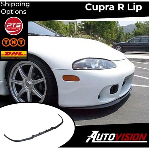 For Mitsubishi Eclipse MK2 CUPRA R FRONT SPOILER BUMPER LIP Euro Spoiler Lip Universal 3 pcs Body Kit