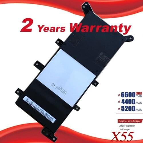 7.5V 37WH HSW C21N1347 New Laptop Battery For ASUS X554L X555 X555L X555LA X555LD X555LN X555MA 2ICP4/63/134 C21N1347