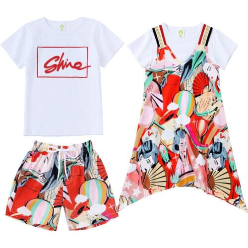 Beach affection Sets Of Clothes For Girls