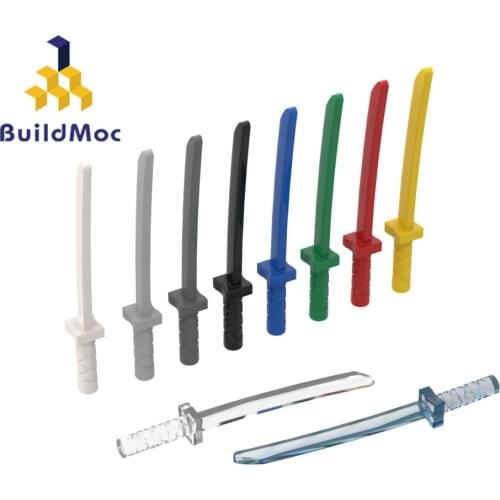 BuildMOC 21459 Ninja Knife 30173 For Building Blocks Parts DIY Construction Creative gift Toys