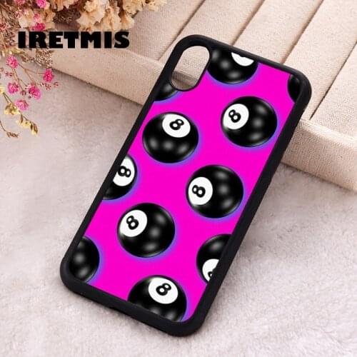 Iretmis 5 5S SE 2020 phone cover cases for iphone 6 6S 7 8 Plus X Xs Max XR 11 12 MINI Pro Soft Silicone TPU Eight Ball