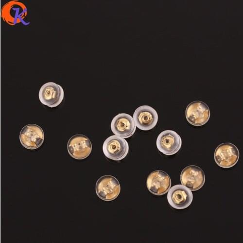 Cordial Design 100Pcs 5*5MM Jewelry Accessories/Earring Back/Sliver Material/Genuine Gold Plating/DIY/Hand Made/Earring Findings
