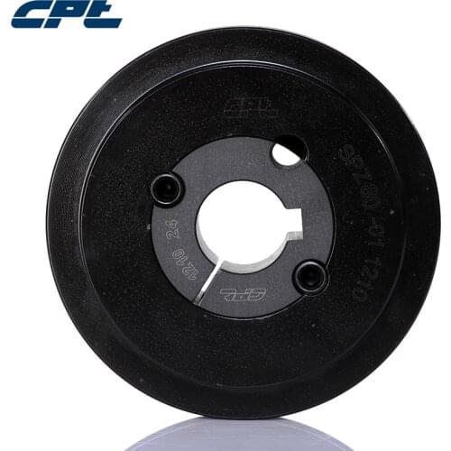 CPT 1 groove SPZ belt section small pulleys with 1210 taper lock bush, cast iron material, 84mm outside diameter spz80-01-1210