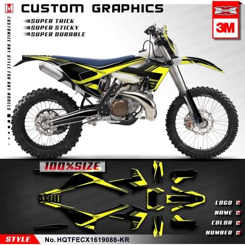 KUNGFU GRAPHICS Motocross Sticker Kit for TE FE TX FX FS TC FC 125 150 250 300 350 450 501 2016 2017 2018 2019