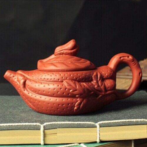 Chinese yixing teapot Antique Bergamot tea set Traditional handmade Ceramic tea pot Kung fu tea set Decorative clay pots 150ml