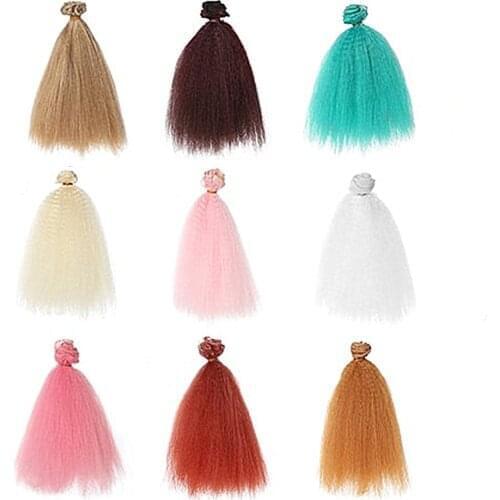 KKWEZVA colors assorted slinky fibre long synthetic kinky hair /slinky fiber fly tying materials for Clouser minnow fishes