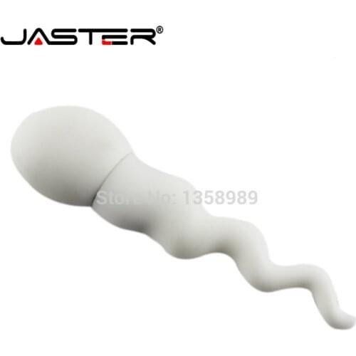JASTER Cool sperm shaped pen drive new life usb flash drive pendrive 4GB 8GB 16GB 32GB 64GB cartoon memory stick USB 2.0 cute