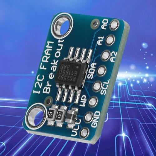 MB85RC256V FRAM Breakout Memory 32KB I2C Non-Volatile FRAM Breakout Board crimp connector
