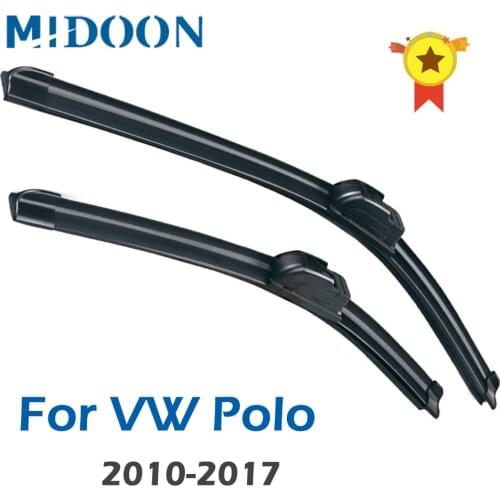 MIDOON Wiper Front Wiper Blades For VW Polo Sedan / Vento 2010 - 2017 Windshield Windscreen Front Window 24"+16"