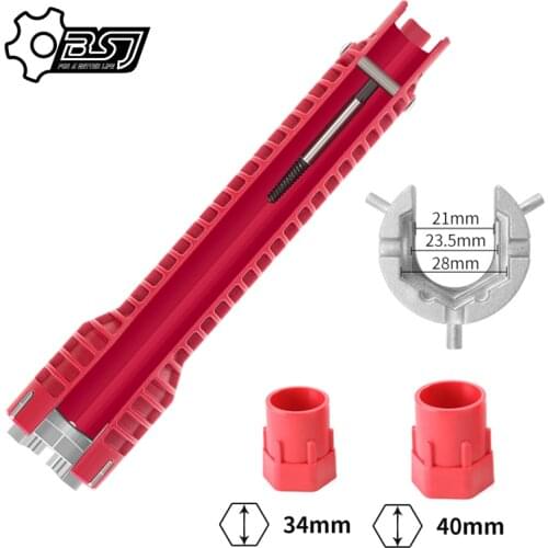 8 In 1 Faucet And Sink Installer Multifunctional Wrench Tool For Kitchen Bathroom Water Pipe Extra-long Design Wrench Tools