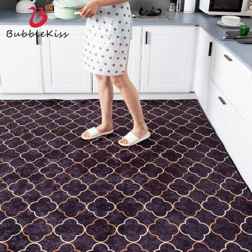 Bubble Kiss Ice Velvet Carpets For Living Room Kitchen Covered Mat Soft Absorbent Dirt-Resistant Home Decoration Customized Rugs