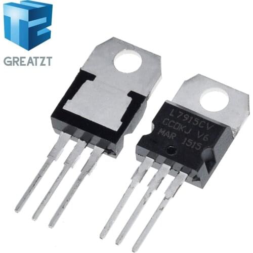 GREATZT 10PCS L7915CV TO220 L7915 TO-220 7915 LM7915 MC7915 7915CV new and original IC