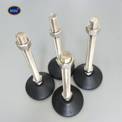 2/4PCS Base 40/50mm Universal Joint Adjustable Leg Furniture Leveling Feet hoof joint support foot cup machine screw foot mount