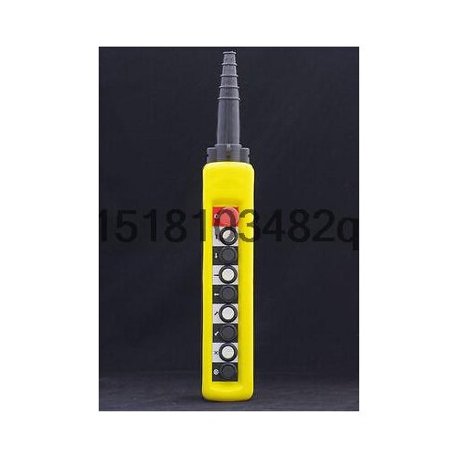 1PC Single Speed Hoist Crane 8 Pushbutton Pendant Control Station With Emergency