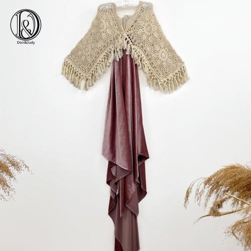 Don&Judy Boho 4-8 Years Old Kid Girl Dresses for Photo Shoot Party Evening Clothes Photoshoot Photography Prop 2021