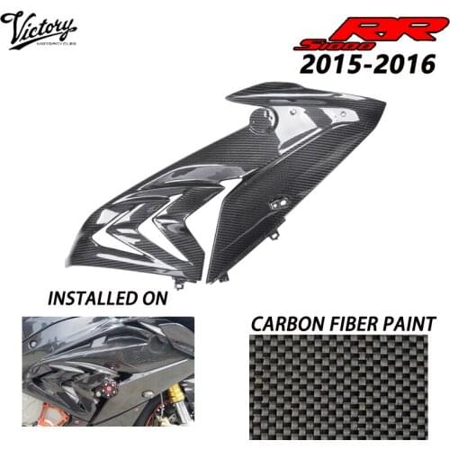 Car Left Right Side Panel Fairing Kit Genuine Carbon Fiber Protective Cover For BMW S1000RR S 1000 RR 2015 2016 2017 2018