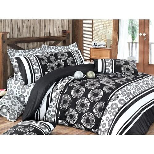 Sema 100 Cotton Double Duvet cover set Black