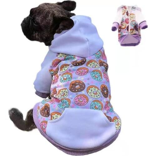 Dog Hoodie Small Dog Clothes Winter Pet Coat Outfit Sweatshirt Yorkshire Pomeranian Poodle Bichon Corgi Dog Clothing Pet Costume