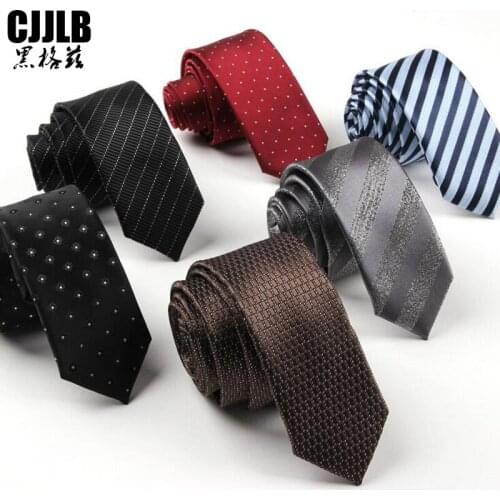 5cm High Quality Polyester Microfiber Tie Male Skinny Ties Narrow Corbata Slim Dots Striped Necktie Cravat Clothing Accessories