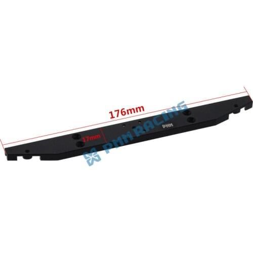 CNC Aluminium Alloy Rear Bumper for 1/10 RC Rock Crawler D90 D110 176MM