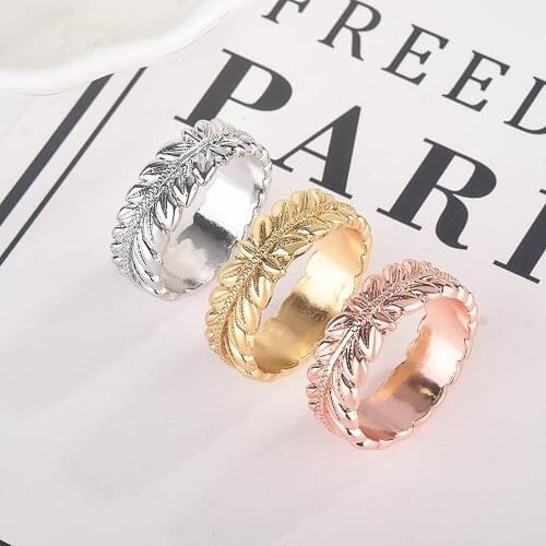 CAOSHI 3 Colors Aesthetic Women Wedding Rings with Simple Design Metallic Style Accessories Temperament Engagement Jewelry Gift