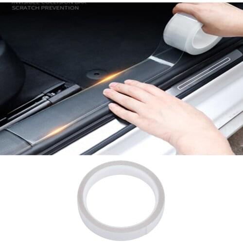 10m Car Door Sill Bumpers Nano Tape Sticker Door Edge Protective Tap for Fiat Ford Skoda BMW Audi AMG Mercedes Benz