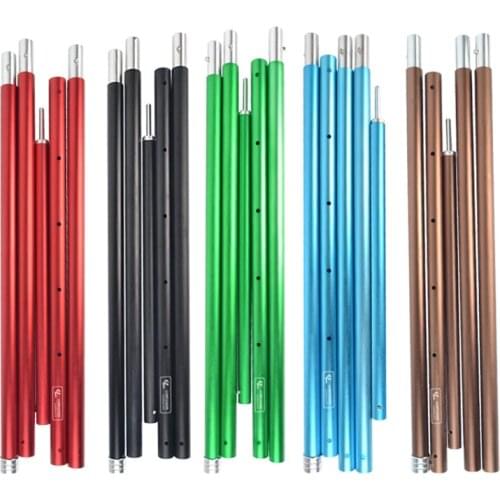 3.2m 26mm outdoor canopy tent pole aluminum alloy tent poles awning support pole tent repair metal rod building tent peg stake