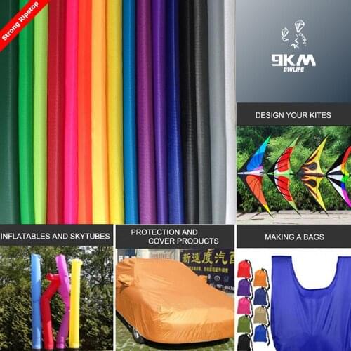 5m x1.5m 40D Ripstop Nylon Fabric PU Coating UV-resistnce Waterproof for Kite Inflatable Flag Tarp Cover Tent DIY Projects
