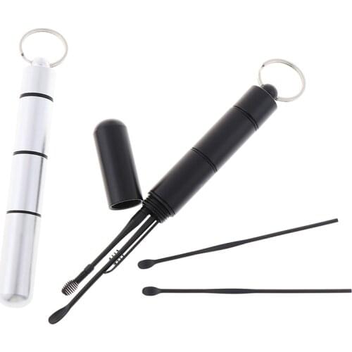 6Pcs Stainless Steel Earpick Ear Cleaner Spoon Ear Care Cleaning Tool Ear Wax Removal Kit Ear Wax Remover Ear Wax Removal Tool