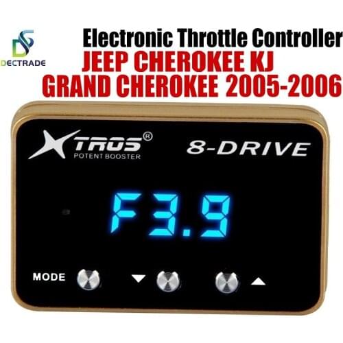 Car Electronic Throttle Controller Racing Accelerator Potent Booster For Jeep Cherokee KJ Grand Cherokee 2005-2006 Tuning Parts