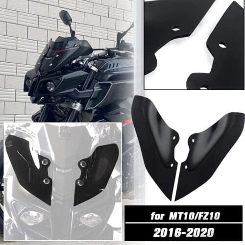 Motorcycle Headlight Screen Side Fairing Cover head light lamp Protector for Yamaha MT FZ 10 MT10 FZ10 2016-2019