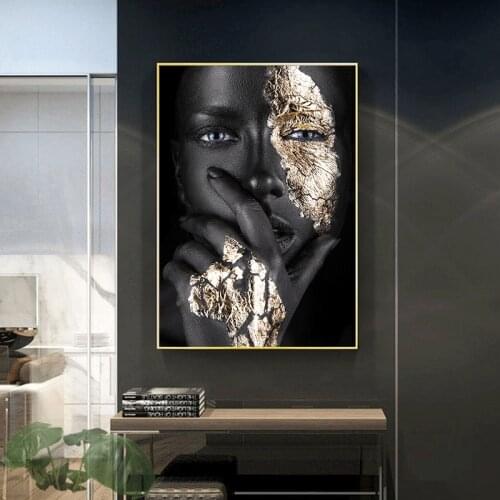 GATYZTORY Coloring By Numbers African Woman Acrylic Handpainted Wall Art Figure Painting By Numbers For Children Kits Home Decor