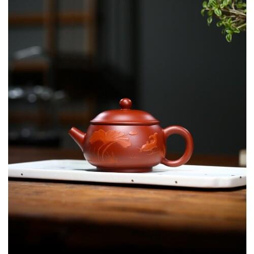 Yu Wan Hu China Kettle Ceramic Teapot For Tea Puer Oolong Tea Set Handmade