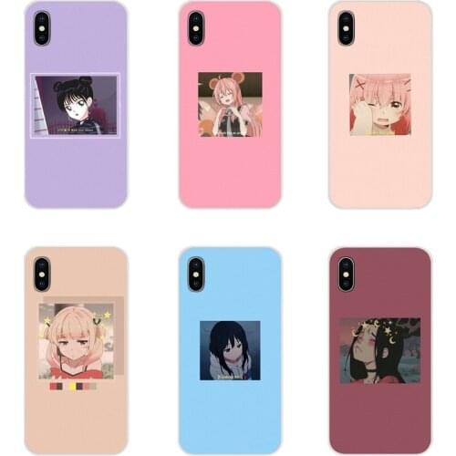 Beautiful cute cartoon girls anime For Xiaomi Mi4 Mi5 Mi5S Mi6 Mi A1 A2 A3 5X 6X 8 CC 9 T Lite SE Pro Transparent Soft Skin Case