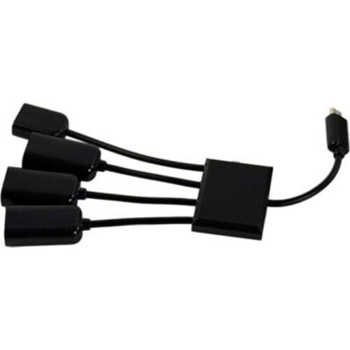 Accessories Hub Cable 4-Port Micro USB Multifunctional Adapter For Samsung Galaxy S3/S4/Tab 3 2 Sale