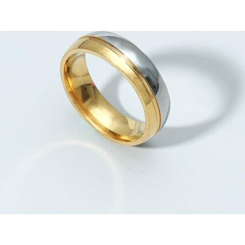MOREDEAR Fashion Titanium Steel Couples Ring For Men And Women