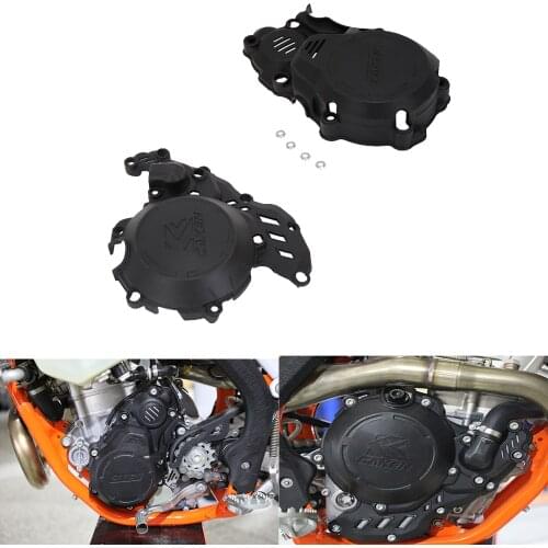 Motorcycle Magneto and Clutch Water Pump Engine Cover Guard protection For KTM EXCF250 EXCF350 Husqvarna FE250 FE350 2017-2021