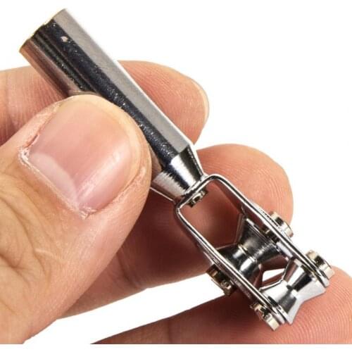 Fishing Rod Guide Portable Reusable Stainless Steel Roller Tip Top End Ring Guide for Fishing Lover