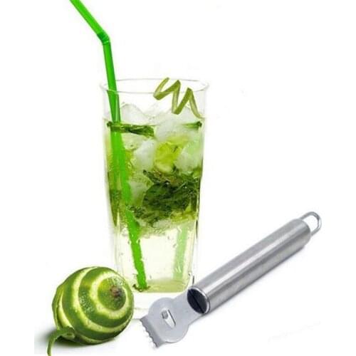 New 100pcs Stainless Steel Fruit Peelers Lemon Orange Zester Grater Vegetable Peeler Stainless Steel Grips Lime Zest Peeling Kni