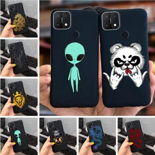 For Oppo A15 Case OppoA15 CPH2185 Silicone Soft TPU Phone Back Cover For Oppo A15 A 15 Case Shockptoof Cover Funda 6.52'' Bumper