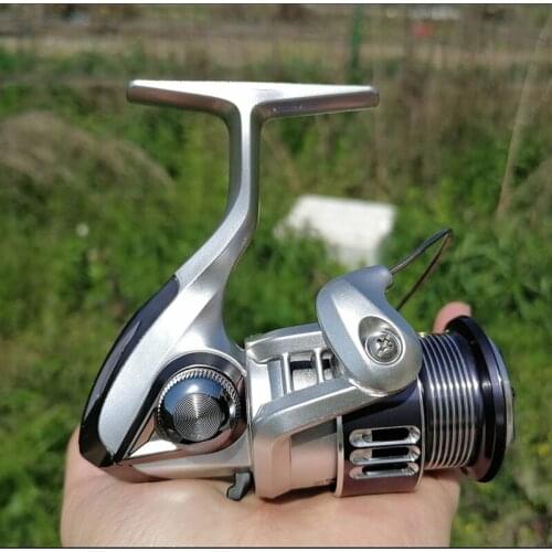 Spinning Fishing Reels with Left/Right Interchangeable Collapsible Aluminum alloy Handle Powerful Metal Body 5.0:1