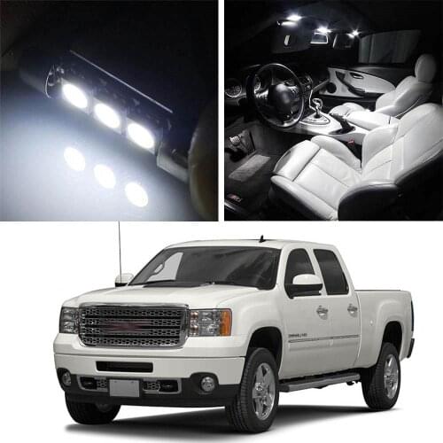 Canbus LED Lamp Interior Map Dome Trunk Plate Light Bulbs For GMC Sierra 2007-2013