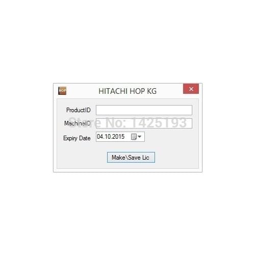 HITACHI HOP Keygen universal version