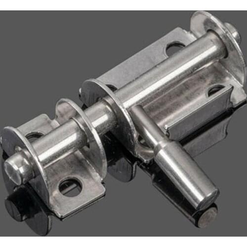 1Pc Slide Bolt Gate Latch Heavy Duty Safety Stainless Barrel Gate Window Door Lock Steel Latch Latch Bolt Door Bolts X2W6