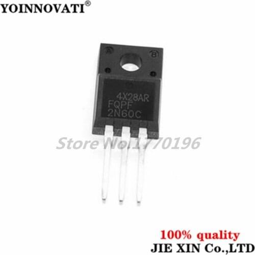 10PCS FQPF2N60C 2N60C TO-220 2N60 TO220 MOS FET transistor New original