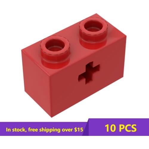 10PCS MOC Bricks 32064 31493 1x2 high-tech Changeover Catch For Building Blocks Parts DIY Educational Classic Brand