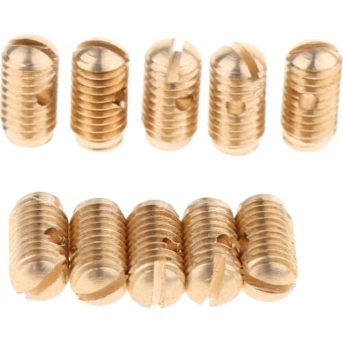 10 Pieces Saxophone Screw for Alto Tenor Soprano Sax Replacement Parts